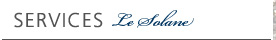Services Le Solane